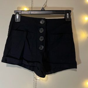 Contemporary Button Shorts